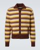 Auralee Auralee Jacquard cashmere and wool cardigan - 1