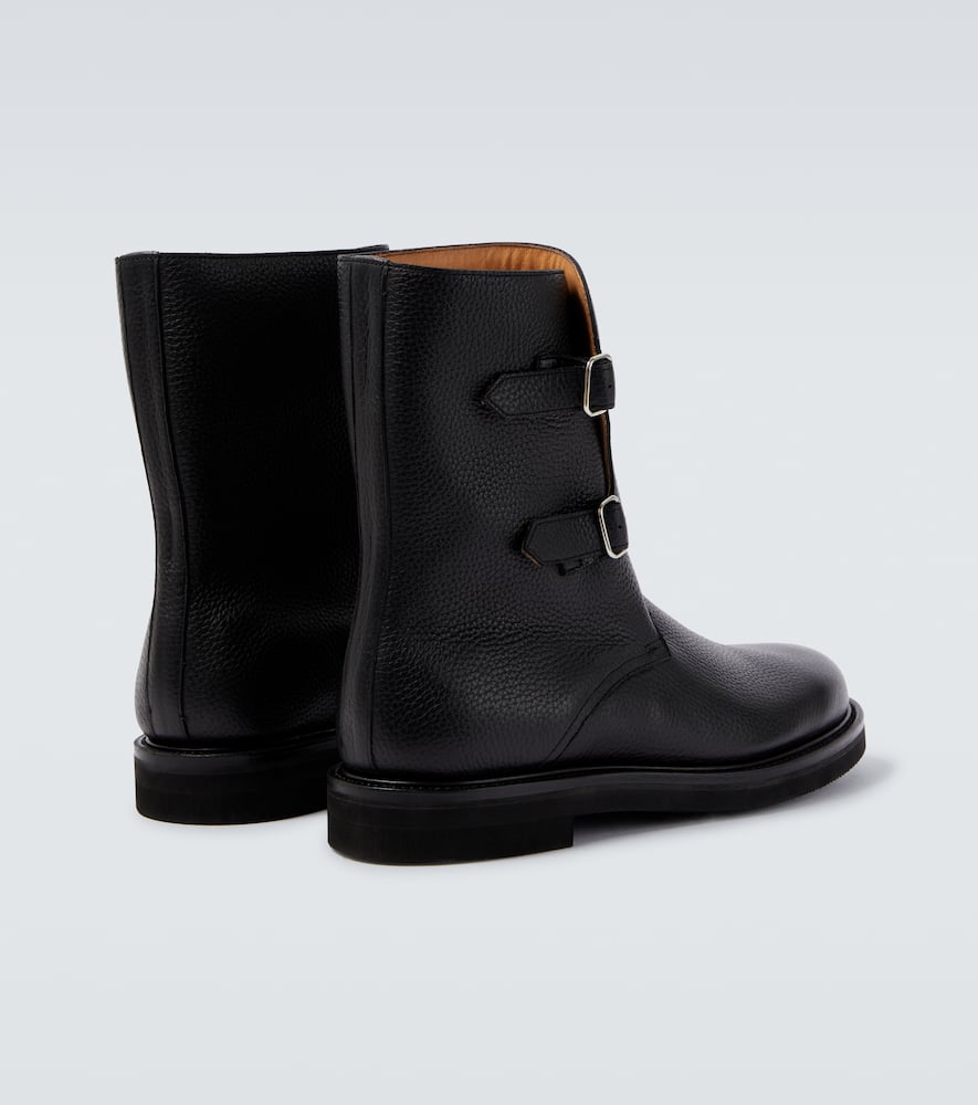 Auralee - Leather biker boots