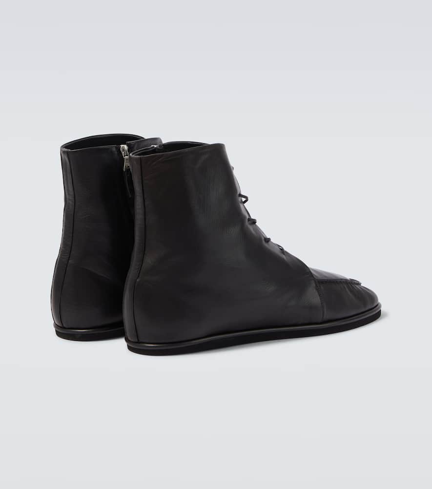 Auralee - Leather Derby boots