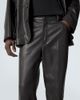 Auralee Auralee Leather straight pants - 5