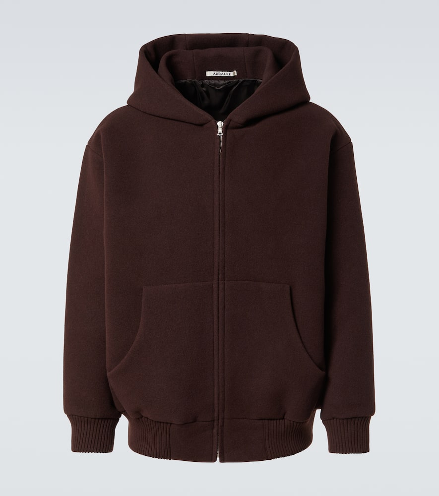 ジャケット・アウター AURALEE WOOL HERINGBONE PILE HOODED COAT auralee_auralee_oversized_wool
