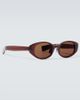 Auralee Auralee x EYEVAN 002R oval sunglasses - 2