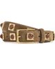 Aureum Aureum No. 2 Mocha Suede Studded Belt Mocha - 1