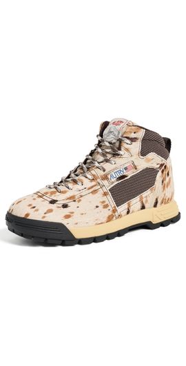 Autry Autry Malga Mid Sneakers Cow/Chocolate Martini