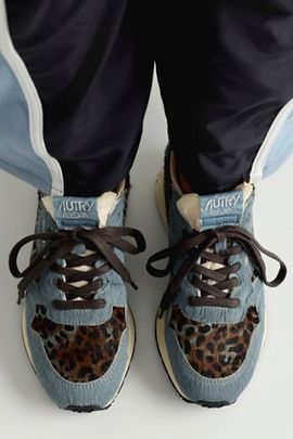 Autry Autry Reelwind Animal Print Low-Top Sneakers