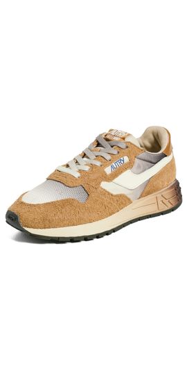 Autry Autry Reelwind Low Suede Sneakers Chocolate Brown/Terra