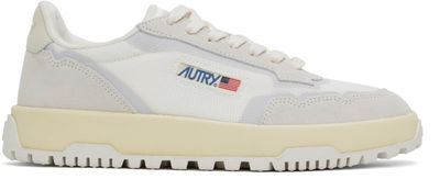 AUTRY AUTRY White & Gray Wildpace Low Sneakers