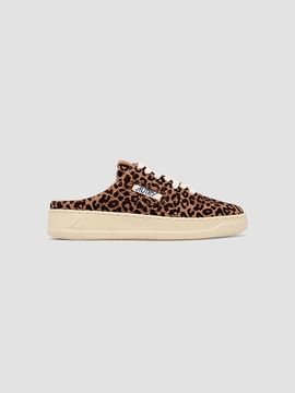 AUTRY Women's Leopard-Print Lace-Up Mule Sneakers