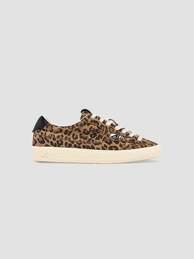 AUTRY Women's Windscape Leopard-Print Suede Low-Top Sneakers