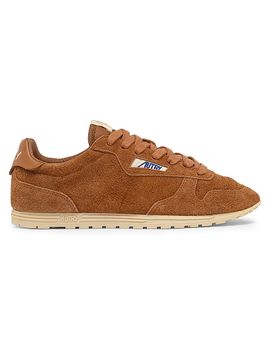Autry Women's Windspin Retro Suede Low-Top Sneakers