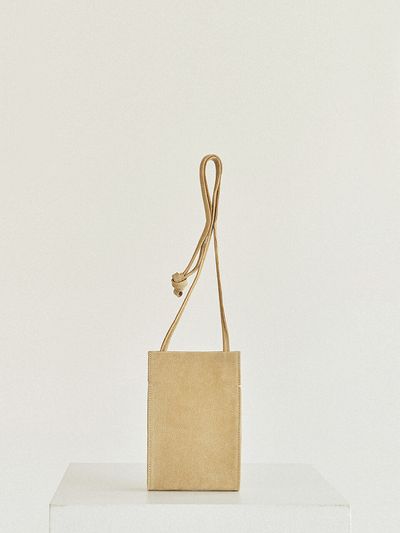 autt Egg bag _Suede  Grey