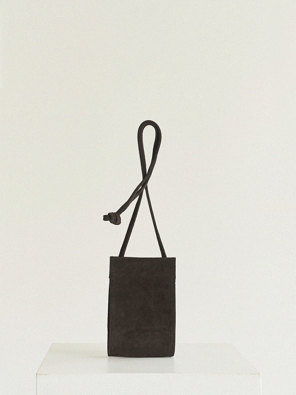 autt Egg bag _Suede Dark Brown