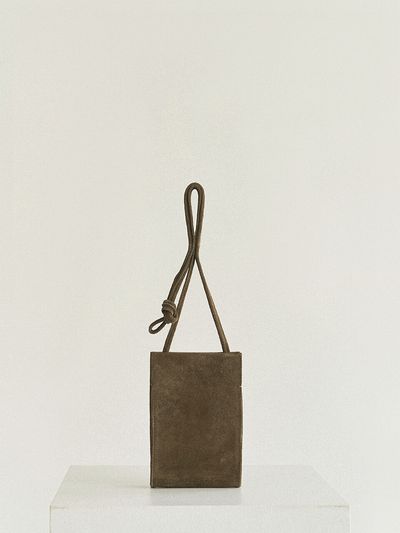 autt Egg bag_Suede Khaki