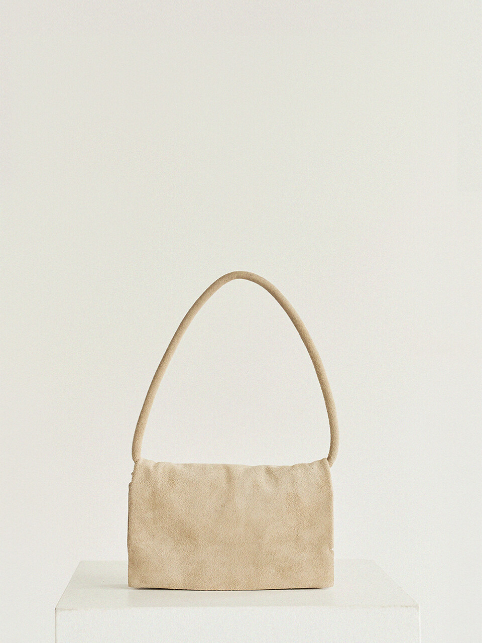 autt Folded Bag _Suede Beige
