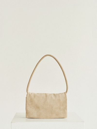 autt Folded Bag _Suede Beige