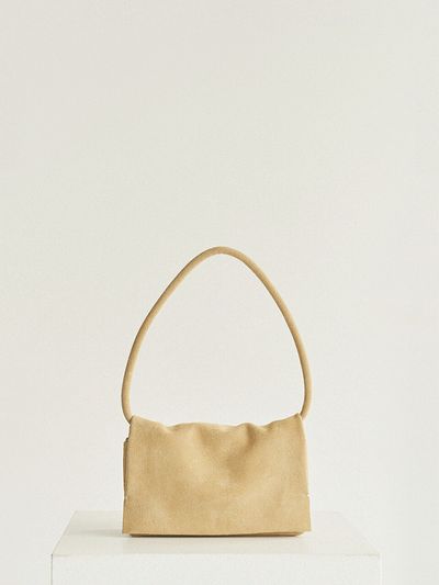 autt Folded Bag_Suede  Grey