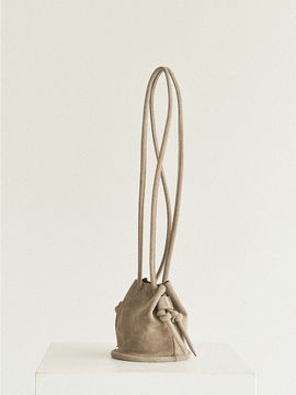 autt Mini Pipe bag _Suede Taupe