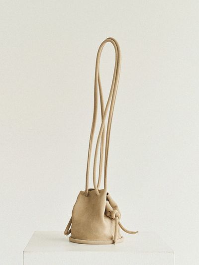 autt Mini Pipe bag_Suede Beige