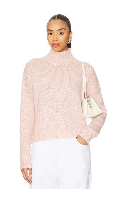 Autumn Cashmere Autumn Cashmere Boxy Chunky Mock Sweater