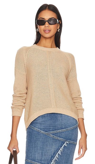 Autumn Cashmere Autumn Cashmere Open Stitch Crew Neck