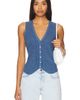 Autumn Cashmere Autumn Cashmere Shaker Vest - 1