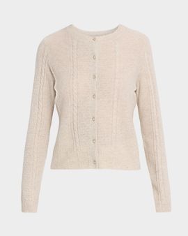 Autumn Cashmere Stitchery Crewneck Cashmere Cardigan