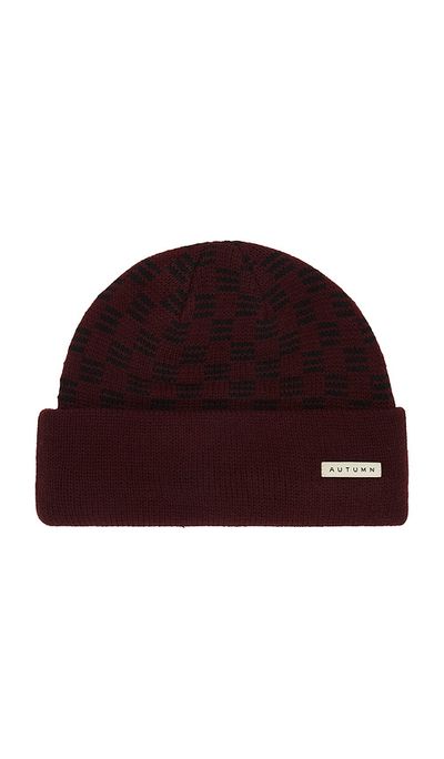 Autumn Headwear Autumn Headwear Squared Fleece Lined Beanie