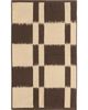 Autumn Sonata Autumn Sonata Brown & Beige Karin Bath Mat - 1