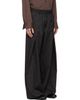 a.v. vattev a.v. vattev Black Diagonal Pleated Trousers - 2