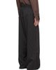 a.v. vattev a.v. vattev Black Diagonal Pleated Trousers - 3