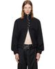 a.v. vattev a.v. vattev Black Drummer High-Neck Jacket - 1
