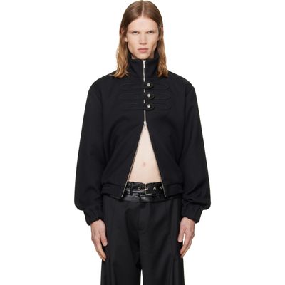 a.v. vattev a.v. vattev Black Drummer High-Neck Jacket