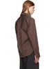 a.v. vattev a.v. vattev Brown Detachable Collar Scarf Shirt - 3