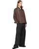 a.v. vattev a.v. vattev Brown Detachable Collar Scarf Shirt - 4