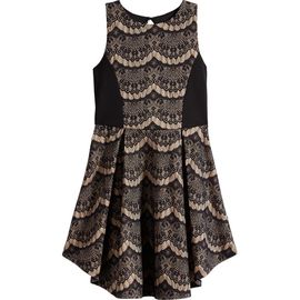 Ava & Yelly Ava & Yelly Kids' Bonded Lace Party Dress