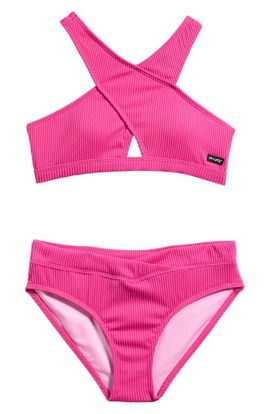 Ava & Yelly Ava & Yelly Kids' Cross Front Two-Piece Swimsuit