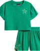 Ava & Yelly Ava & Yelly Kids' Embroidered Cotton Blend Terry Cover-Up Top & Shorts Set - 1