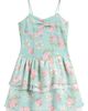 Ava & Yelly Ava & Yelly Kid's Floral Lace Trim Chiffon Tiered Dress - 1