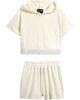 Ava & Yelly Ava & Yelly Kids' Fringe Trim Hoodie & Shorts Cover-Up Set - 1