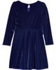 Ava & Yelly Ava & Yelly Kids' Long Sleeve Velvet Dress - 2
