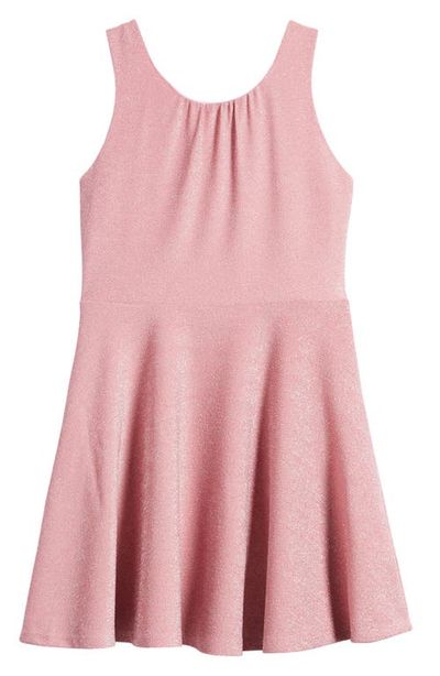 Ava & Yelly Ava & Yelly Kids' Metallic Sleeveless Skater Dress