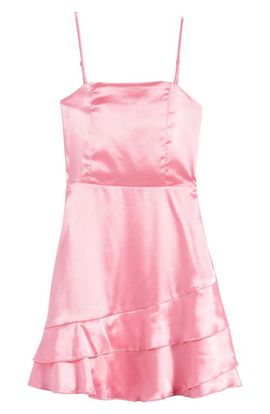 Ava & Yelly Ava & Yelly Kids' Ruffle Satin Dress