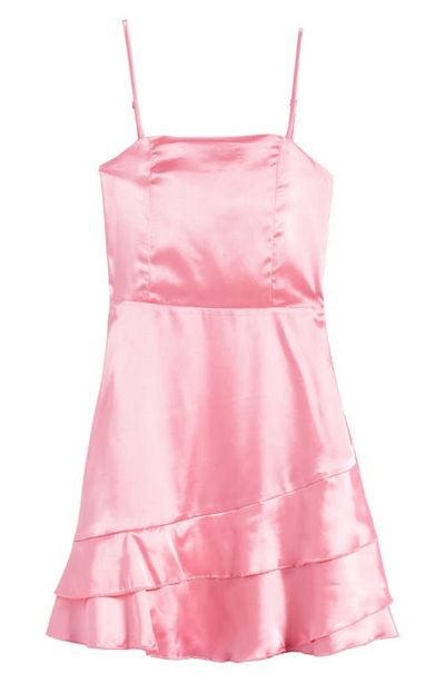 Ava & Yelly Ava & Yelly Kids' Ruffle Satin Dress