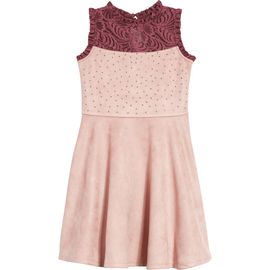 Ava & Yelly Ava & Yelly Kids' Sleeveless Lace Skater Dress