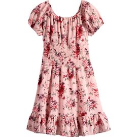 Ava & Yelly Ava & Yelly Kids' Smocked Peasant Dress