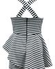 Ava & Yelly Ava & Yelly Textured Stripe Romper - 2