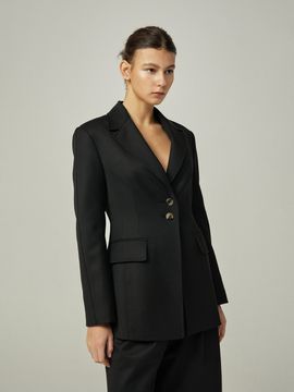 AVA MOLLI Stitch Single Jacket_Black