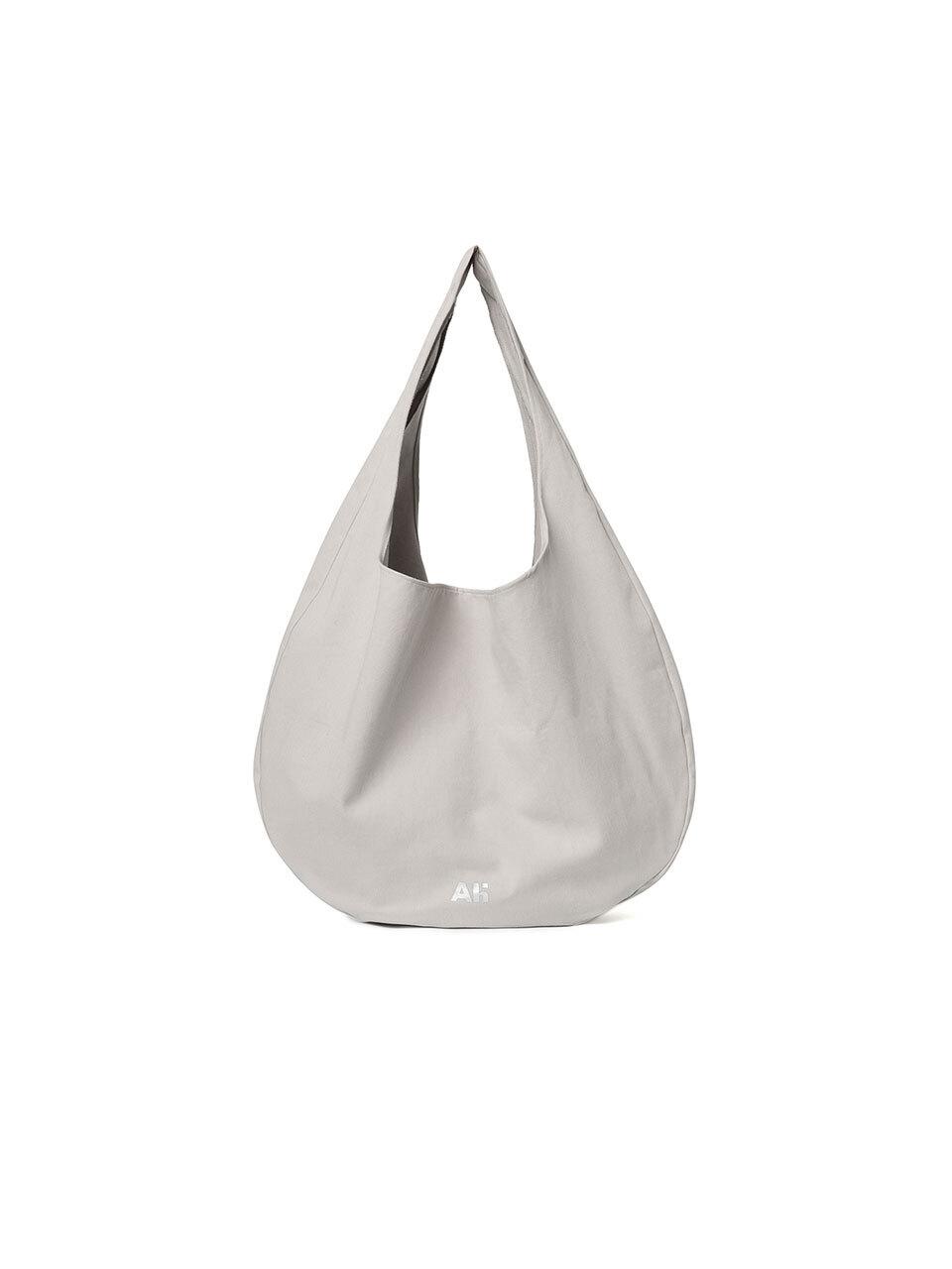 AVAM HOME Cotton Drawstring Hobo Large Canvas Bag [Grey]