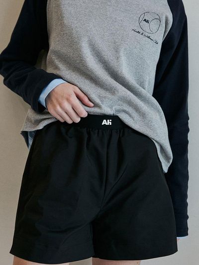 AVAM HOME Nylon Water-Repellent Banding Shorts [Beige]
