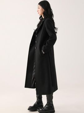 AVANDRESS Classic Single Wool Maxi Coat - 3COL